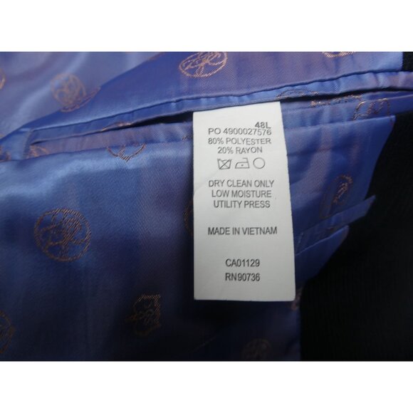 Sean John Men's Blue Suit Jacket Size‎ 48L - Picture 10 of 14